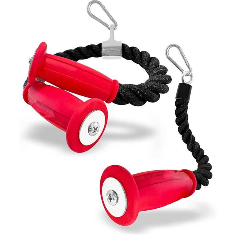 Sports Equipment Pictures - Ergonomic Tricep Ropes Non-Slip Cable Attachment