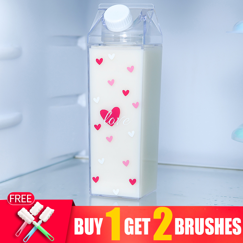 Sports Equipment Kitchener - 1000Ml Trong Suốt Vuông Nhựa Uống