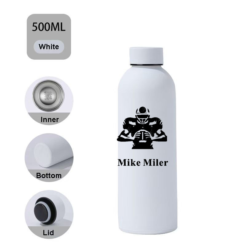 Sports Equipment With Names - 750ml Custom Logo Name Thermos Large