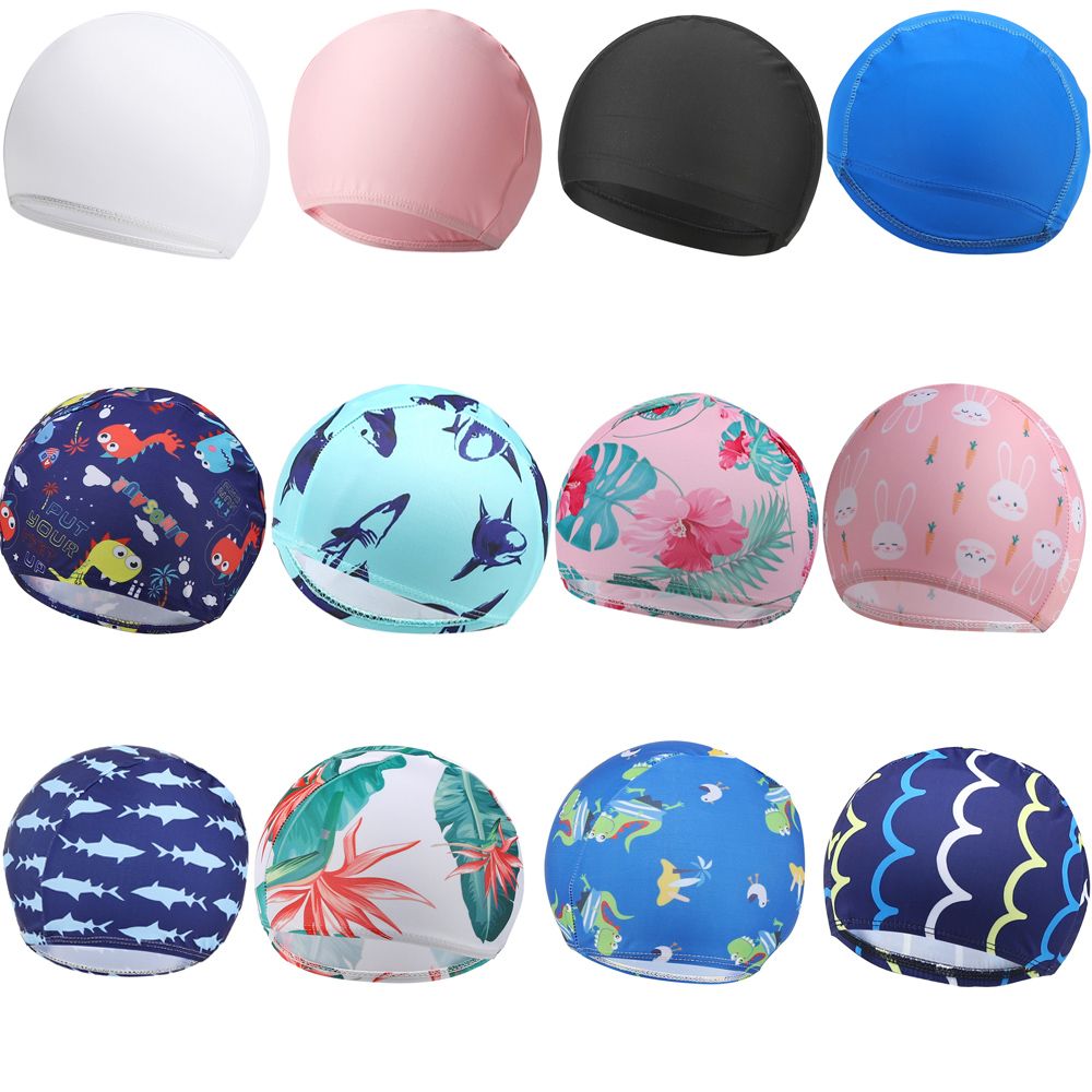 Cartoon  Children Boys Girls H - đánh giá và giá Swim Cap Silicone