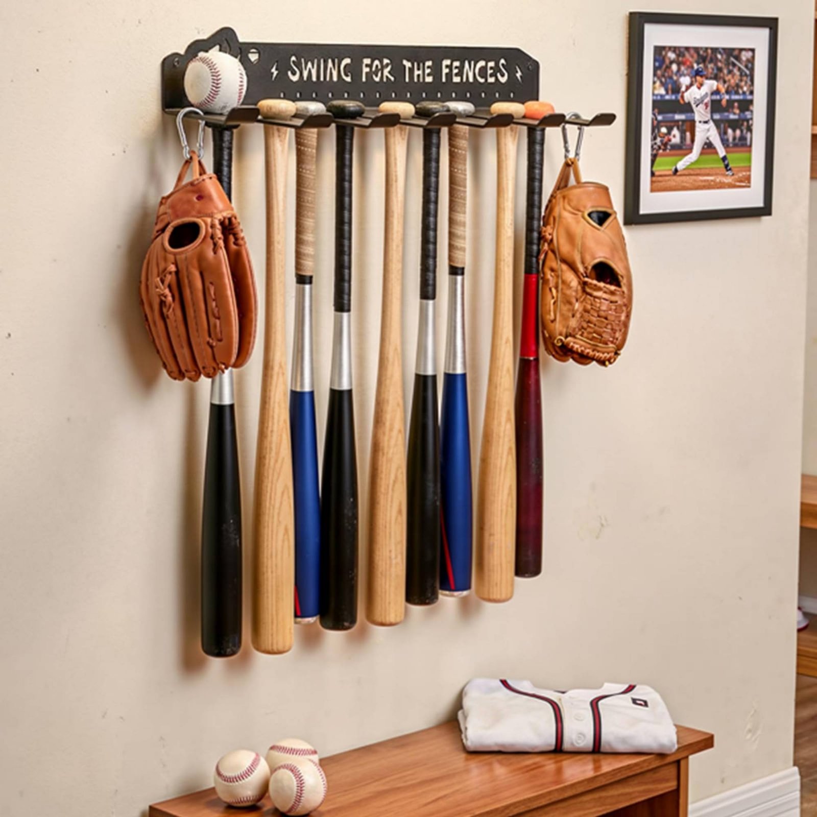 8 Hook Sports Equipment Rack H - đánh giá và giá Sports Equipment Garage Organizer