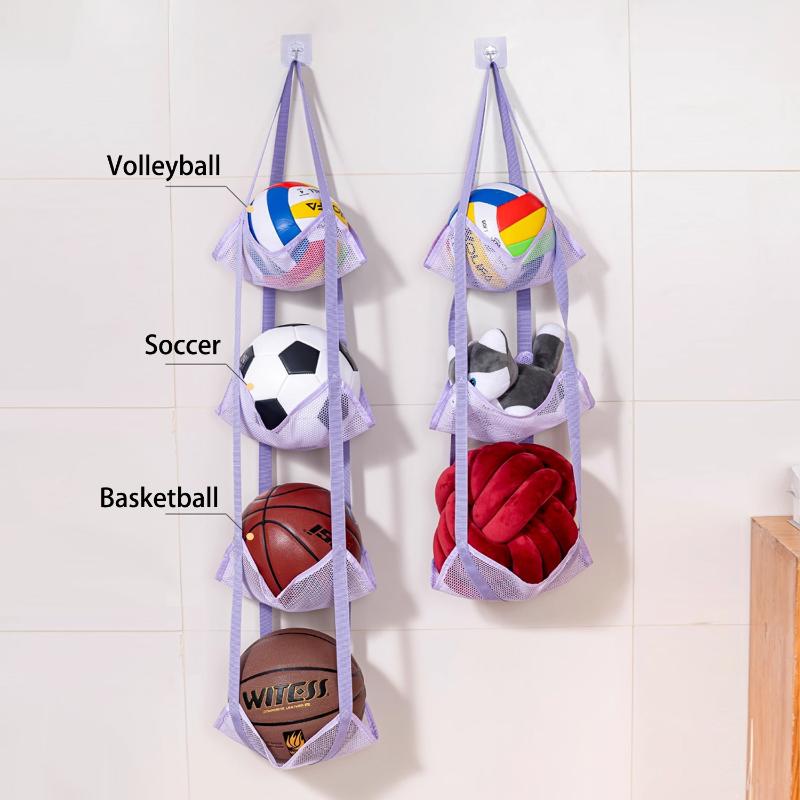 New Wall Mounted Ball Storage  - đánh giá và giá Sports Equipment Garage Organizer