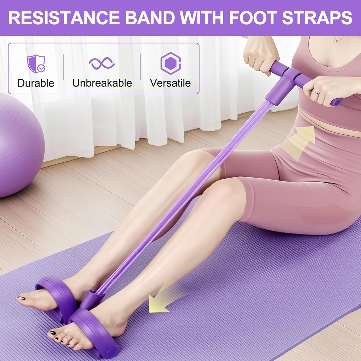 4-Tube Pedal Resistance Band M - đánh giá và giá Sports Equipment Meaning