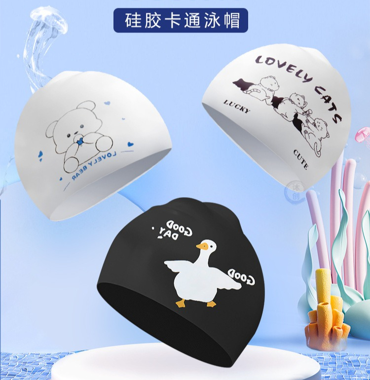 Children's Silicone Cartoon Sw - đánh giá và giá Swim Cap Silicone