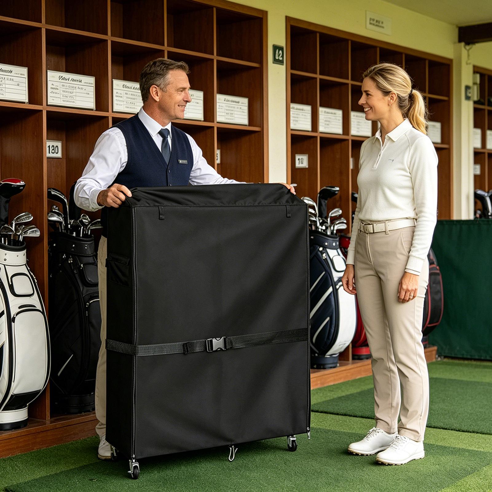 Golf Bag Storage Cover Oxford  - đánh giá và giá Sports Equipment Garage Organizer