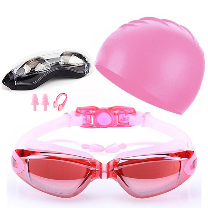 Adult Summer Swimming Goggles  - đánh giá và giá Swim Cap Silicone
