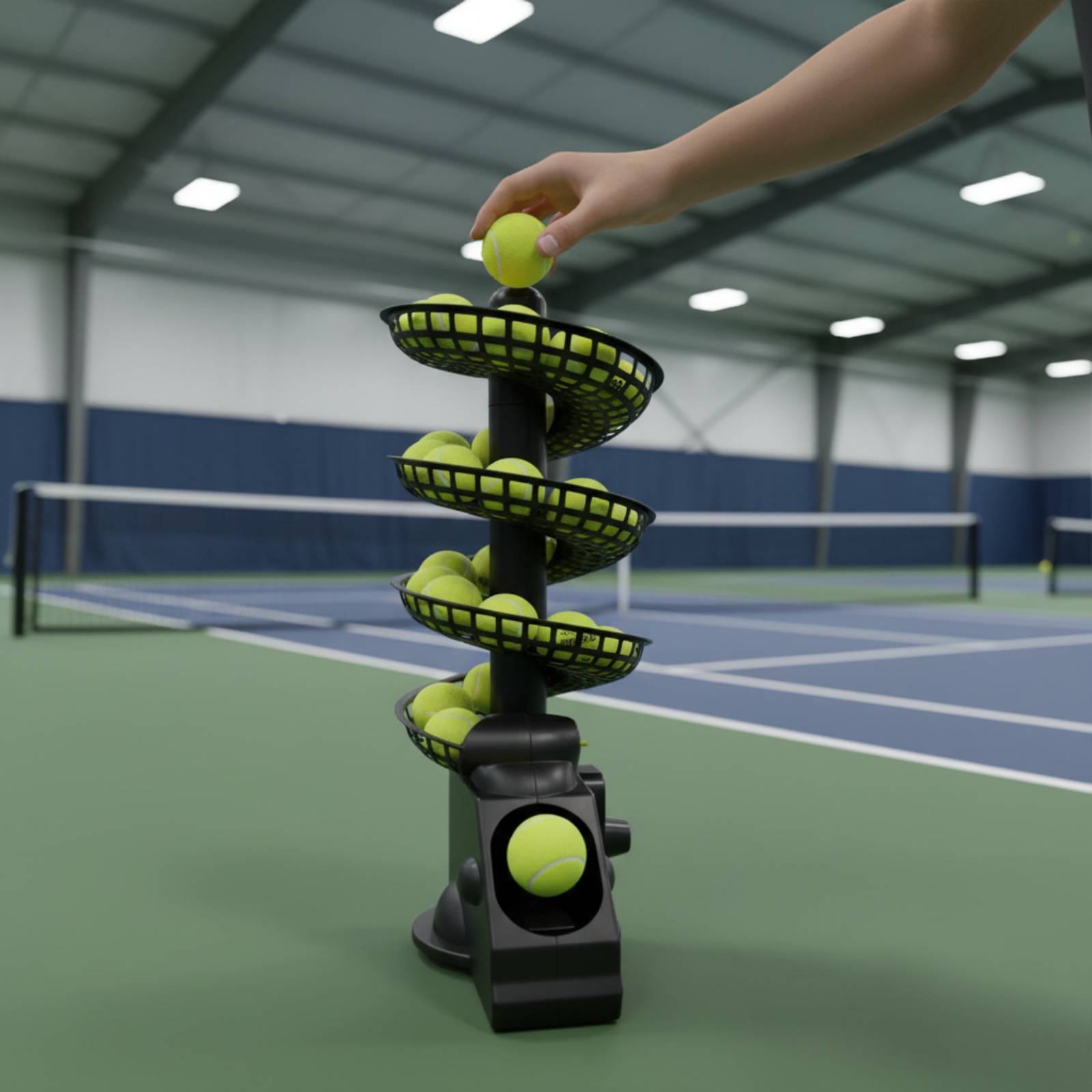 Portable Tennis Ball Machine M - đánh giá và giá Sports Equipment For Tennis